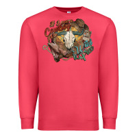 Cardinal Cowboy wild and free western Premium Sweatshirt - HowdyJamesFarm