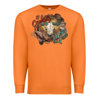 Carrot Cowboy wild and free western Premium Sweatshirt - HowdyJamesFarm