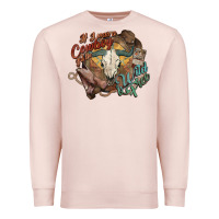 Cowboy Wild And Free Western Premium Sweatshirt | Teevron