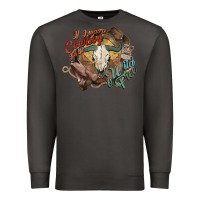 Smoke Cowboy wild and free western Premium Sweatshirt - HowdyJamesFarm