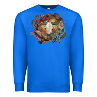 True Royal Cowboy wild and free western Premium Sweatshirt - HowdyJamesFarm