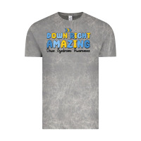 Cloud Rock down right amazing down syndrome awareness Vintage Tee - MaliasSmallBusiness