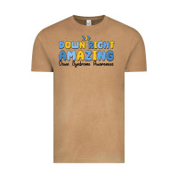 Vintage Camel down right amazing down syndrome awareness Vintage Tee - MaliasSmallBusiness