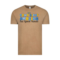 Vintage Coffee down right amazing down syndrome awareness Vintage Tee - MaliasSmallBusiness