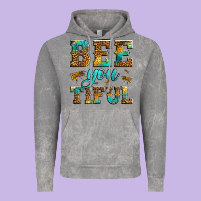 Western Bee You Tiful Bee Vintage Hoodie Designed By Lillyallendesigns