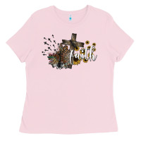 Bubblegum Pink faith Ladies Tee - SublimationCraftShop