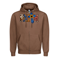 Chestnut faith  th of july cross Zipper Hoodie - Jasminsmagicworld