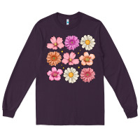 Plum flowers Long Sleeve Tee - MaliasSmallBusiness