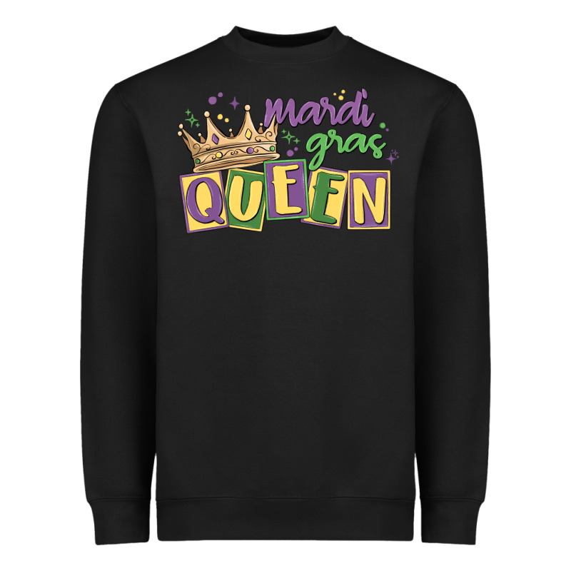 Mardi Gras Queen Heavyweight Sweatshirt by MaliasSmallBusiness | Teevron