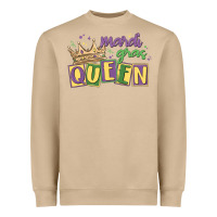 Mushroom mardi gras queen Heavyweight Sweatshirt - MaliasSmallBusiness
