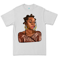 Dove Grey afro woman Premium Tee - AdoDesignShop