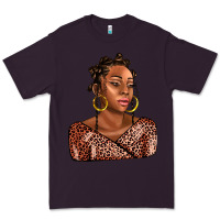 Plum afro woman Premium Tee - AdoDesignShop