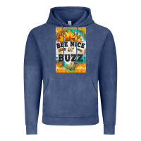 Vintage Denim bee nice or buzz off Vintage Hoodie - LillyAllenDesigns