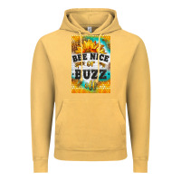 Vintage Mustard bee nice or buzz off Vintage Hoodie - LillyAllenDesigns