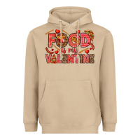 Mushroom Food is my Valentine Heavyweight Hoodie - HowdyJamesFarm
