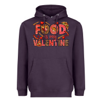 Plum Food is my Valentine Heavyweight Hoodie - HowdyJamesFarm