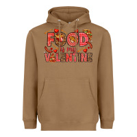 Toasted Coconut Food is my Valentine Heavyweight Hoodie - HowdyJamesFarm