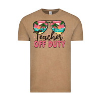 Vintage Coffee teacher off duty Vintage Tee - MaliasSmallBusiness