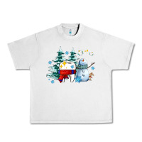 Lunar Rock dental christmas teeth and winter with snowman Urban Heavy Tee - AdoDesignShop