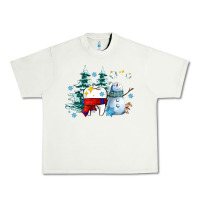 Pistachio dental christmas teeth and winter with snowman Urban Heavy Tee - AdoDesignShop