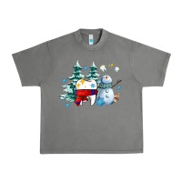 Tornado dental christmas teeth and winter with snowman Urban Heavy Tee - AdoDesignShop