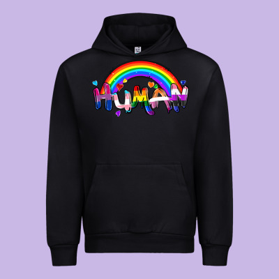 Human Pride Urban Hoodie Designed By Fadigitalartstudio