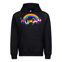 Black Human pride Urban Hoodie - FaDigitalArtStudio
