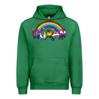 Emerald Human pride Urban Hoodie - FaDigitalArtStudio