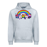 Heather Grey Human pride Urban Hoodie - FaDigitalArtStudio
