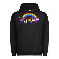 Pigment Black Human pride Urban Hoodie - FaDigitalArtStudio