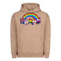 Pigment Burro Human pride Urban Hoodie - FaDigitalArtStudio