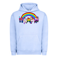 Pigment Grape Ice Human pride Urban Hoodie - FaDigitalArtStudio