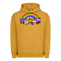 Pigment Peanut Butter Human pride Urban Hoodie - FaDigitalArtStudio