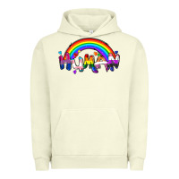 Pigment Pistachio Human pride Urban Hoodie - FaDigitalArtStudio