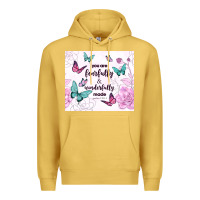 Antique Gold you are fearfully and wonderfully made Premium Hoodie - TumblerDesignByShophia