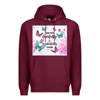 Burgundy you are fearfully and wonderfully made Premium Hoodie - TumblerDesignByShophia