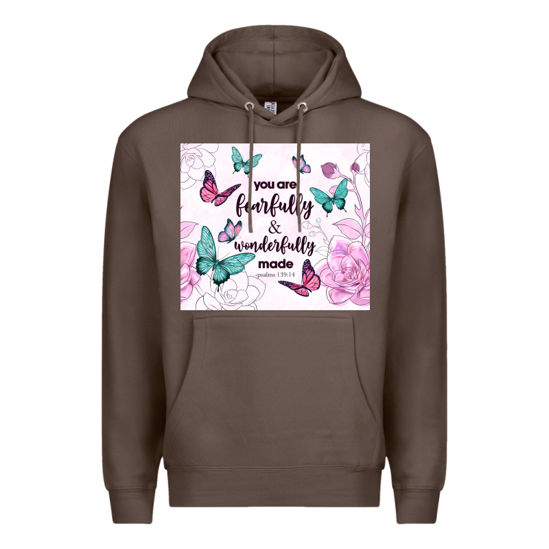 You Are Fearfully And Wonderfully Made Premium Hoodie by TumblerDesignByShophia | Teevron