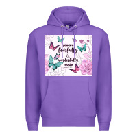 Purple you are fearfully and wonderfully made Premium Hoodie - TumblerDesignByShophia