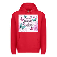 Red you are fearfully and wonderfully made Premium Hoodie - TumblerDesignByShophia