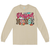 Mushroom blessed nurse Long Sleeve Tee - NancyCooperArtShop