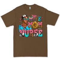 Cacao afro wife mom nurse Premium Tee - AdoDesignShop