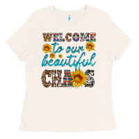 Bone welcome to our beautiful chaos Ladies Tee - HRA Design Shop
