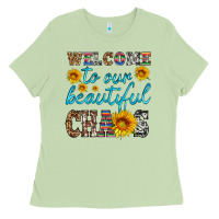 Matcha welcome to our beautiful chaos Ladies Tee - HRA Design Shop