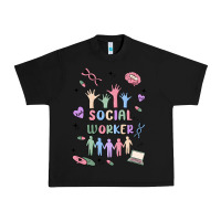 Black social worker Urban Heavy Tee - MaliasSmallBusiness