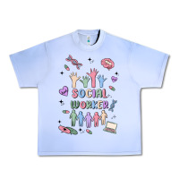 Grape Ice social worker Urban Heavy Tee - MaliasSmallBusiness
