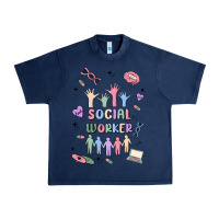 Navy social worker Urban Heavy Tee - MaliasSmallBusiness