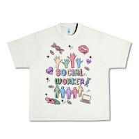 Pistachio social worker Urban Heavy Tee - MaliasSmallBusiness
