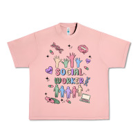 Salmon social worker Urban Heavy Tee - MaliasSmallBusiness