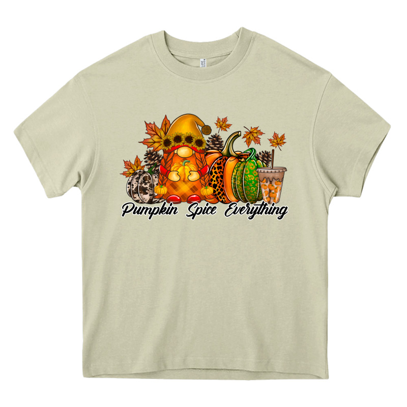Pumpkin Spice Everything Heavy Core Tee by RacoonDesign | Teevron