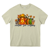 Mossy Pumpkin Spice Everything Heavy Core Tee - RacoonDesign